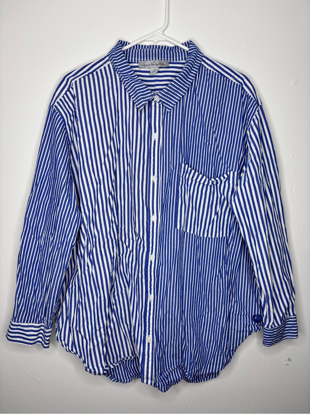 Gloria Vanderbilt Striped Button Down